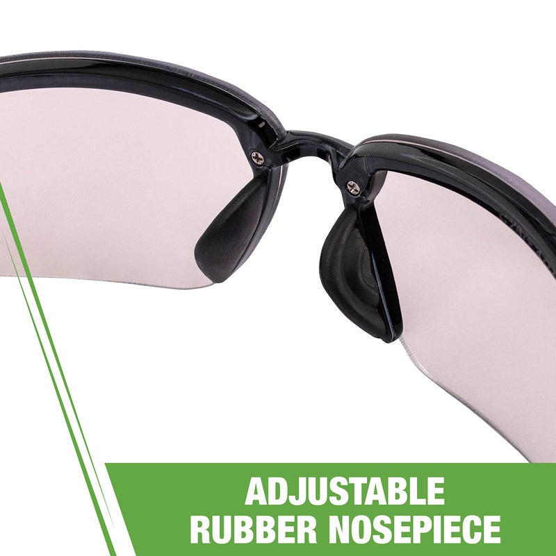 RADIANS نظارات أمان كروس فاير 29215، مقاس واحد، عدسة داخلية/خارجية - Image 3